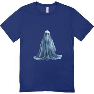 new custom spooky ghost halloween t-shirt | hanes softstyle unisex 2x